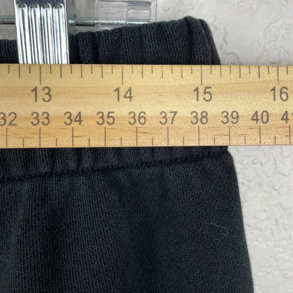 Outdoor Voices Sweatpants Adult Large Black‎ 100% Cotton Joggers Contrast Stitch